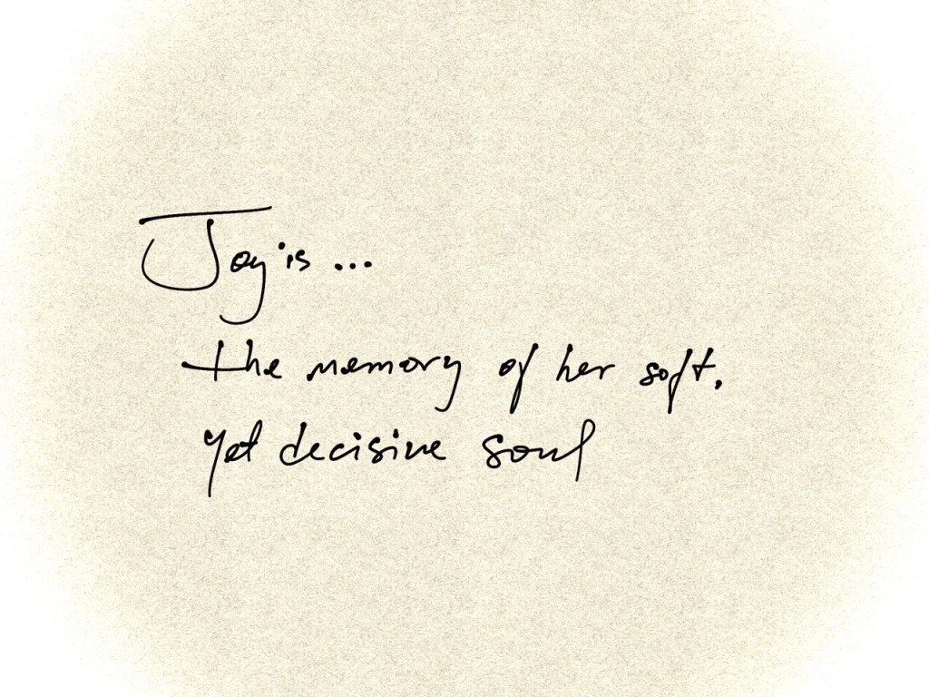 Joy is a&nbsp;Secret