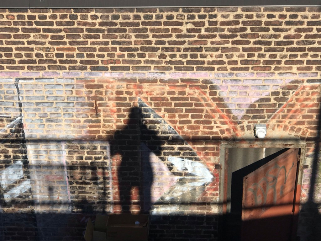 Graffitied Self-Portrait