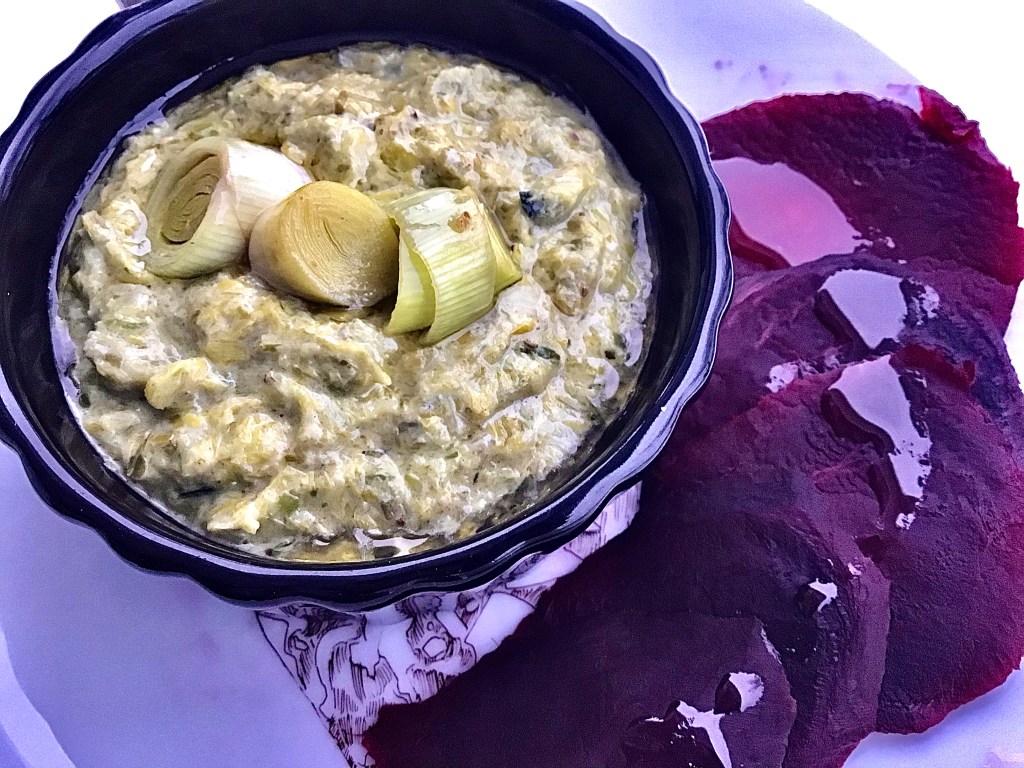 Leek in Wine, Beetroot in&nbsp;Gin