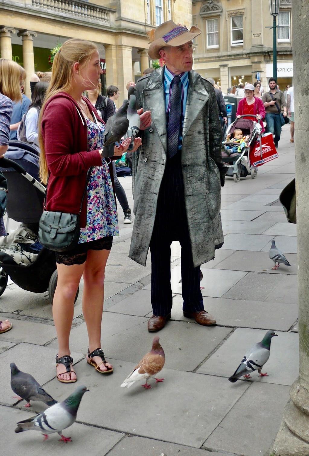 Humans with Pigeons