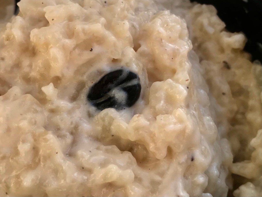 A slight note of coffee on milk&nbsp;rice