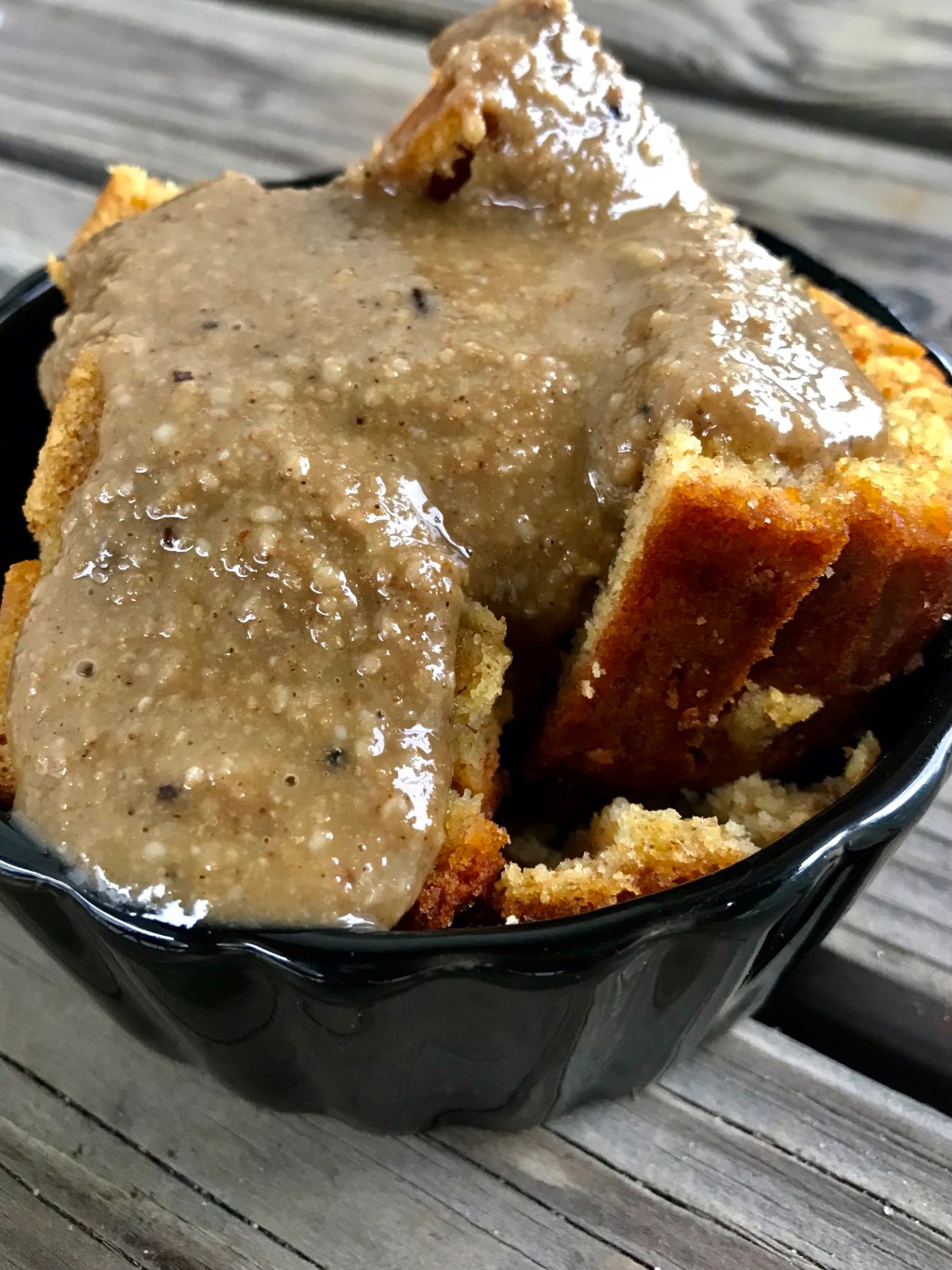Tahini on Saffron&nbsp;Cornbread