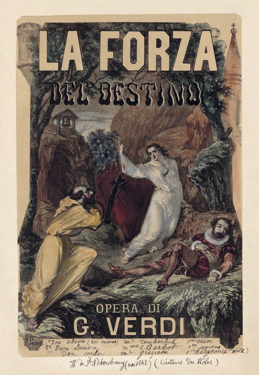 Giuseppe Verdi’s “La Forza del Destino” premiered today in&nbsp;1862