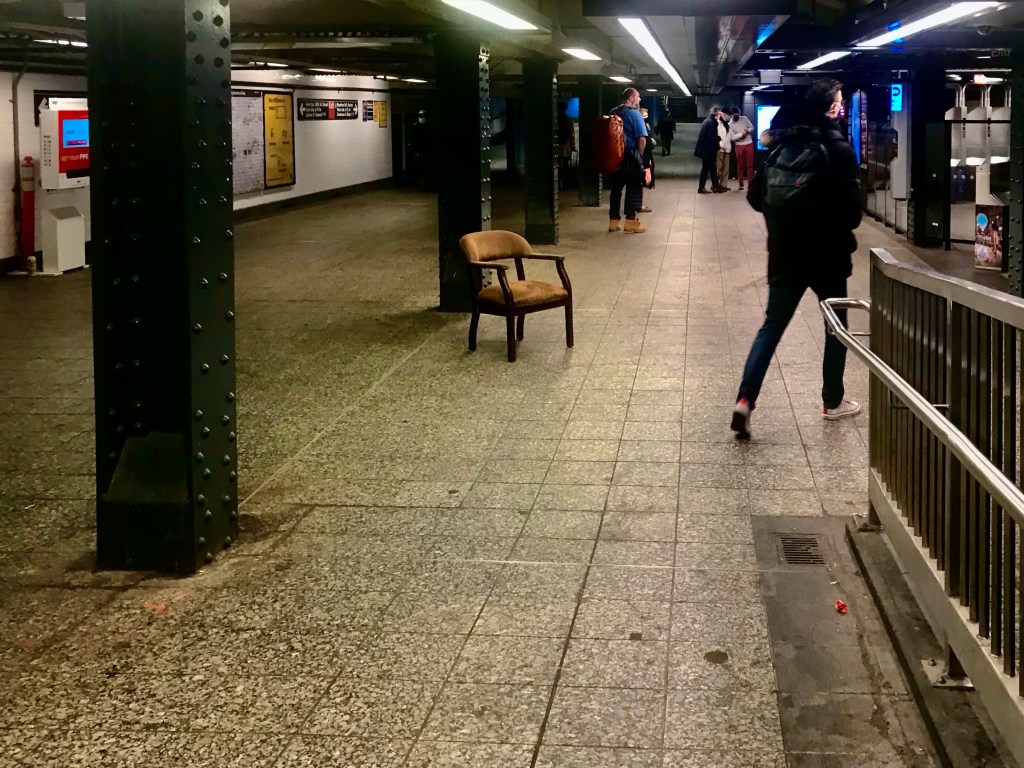 Lonely Chair at Pennsylvania&nbsp;Station