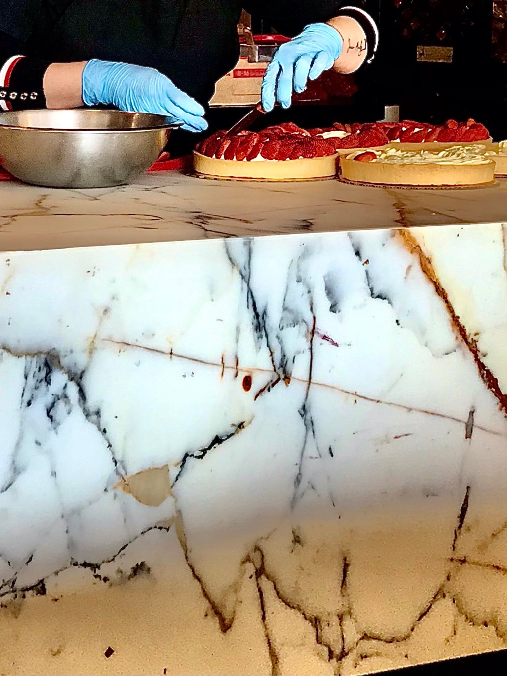 French Workshop Worker Working&nbsp;Strawberries