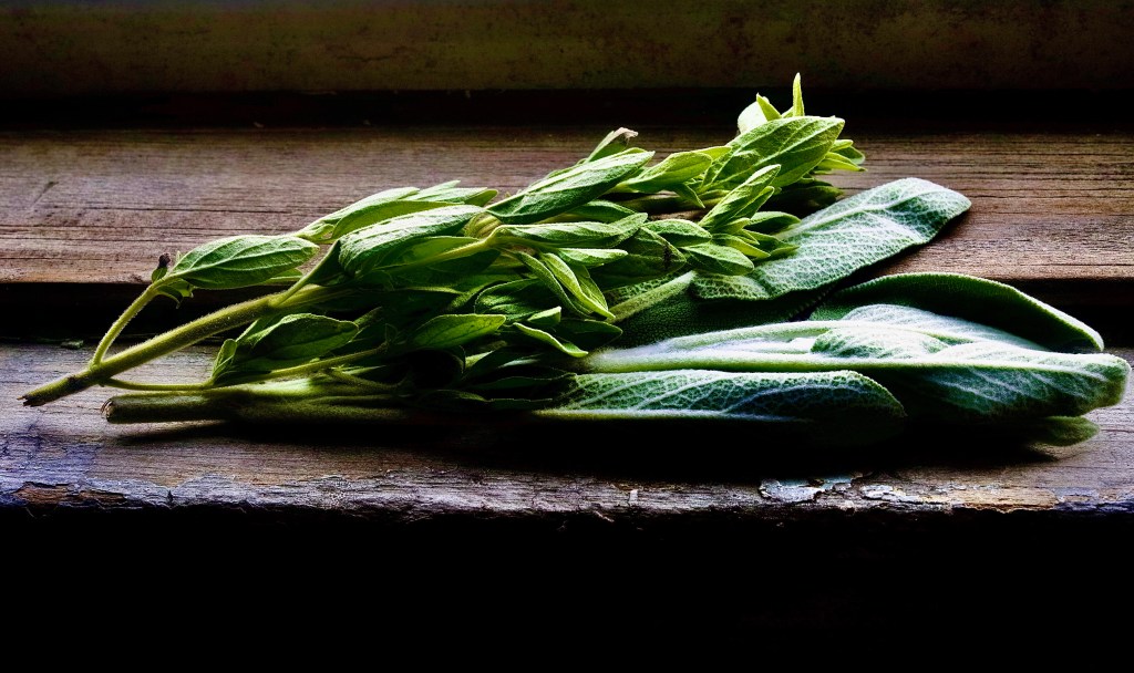 Oregano, Sage