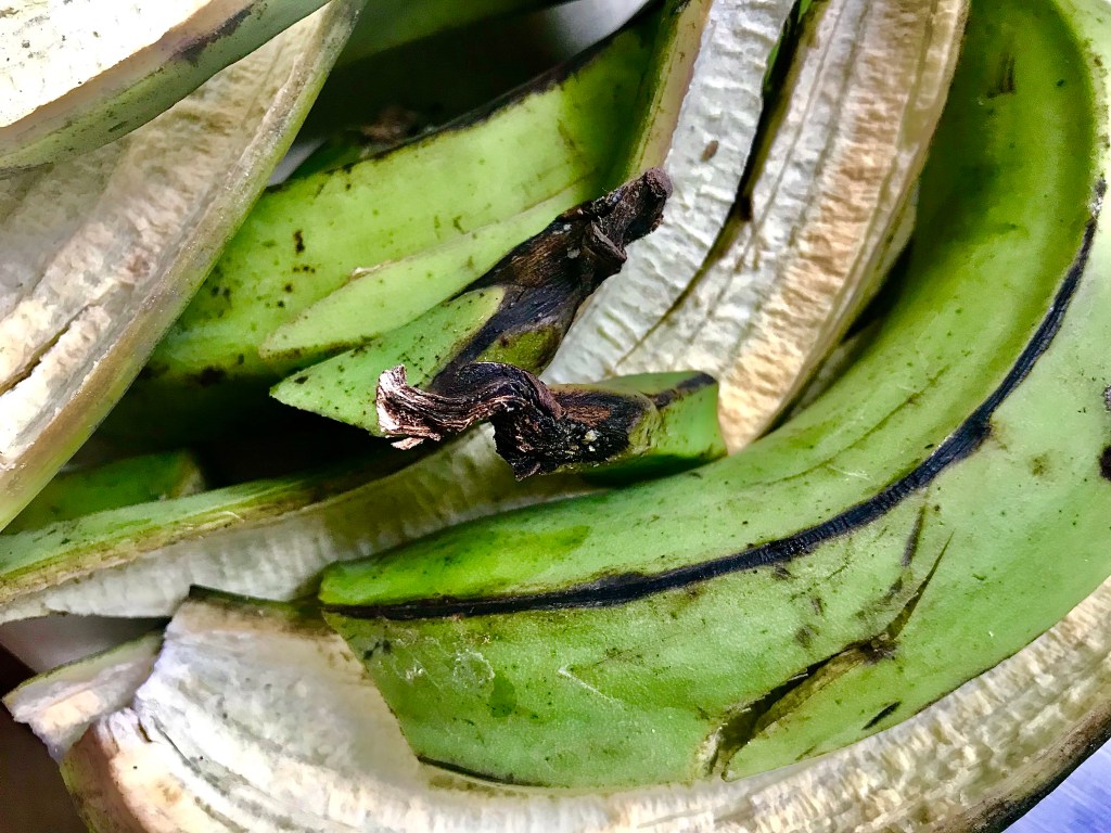 Plantains debris