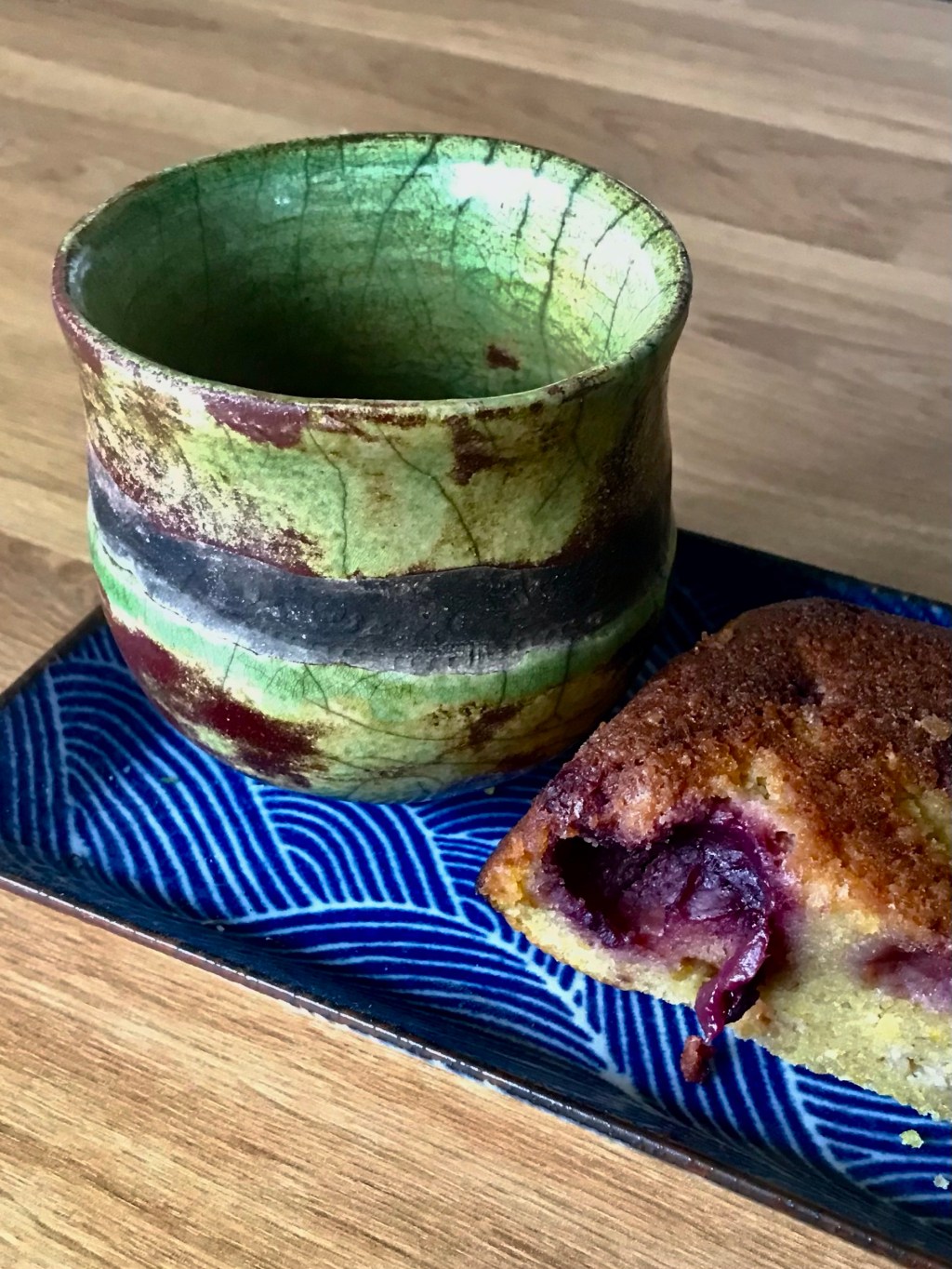 Coffee with Blueberry&nbsp;Cornbread
