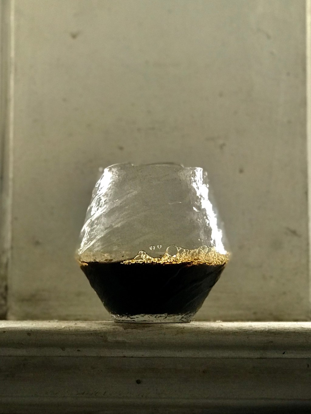 Coffee in a Kori whiskey&nbsp;glass