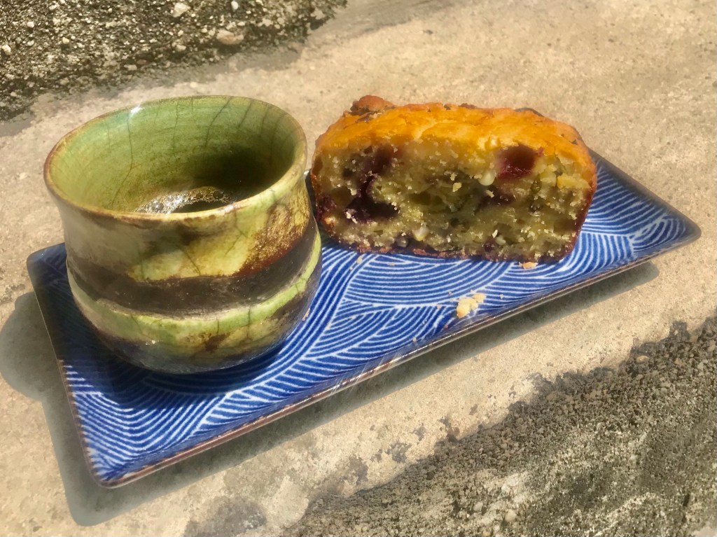 Bake your blueberry basil cornbread, and eat it, too!