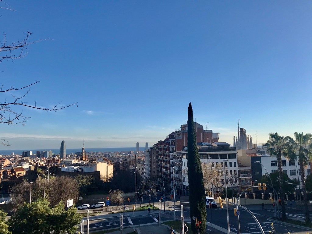 View from El Guinardó onto&nbsp;Barcelona