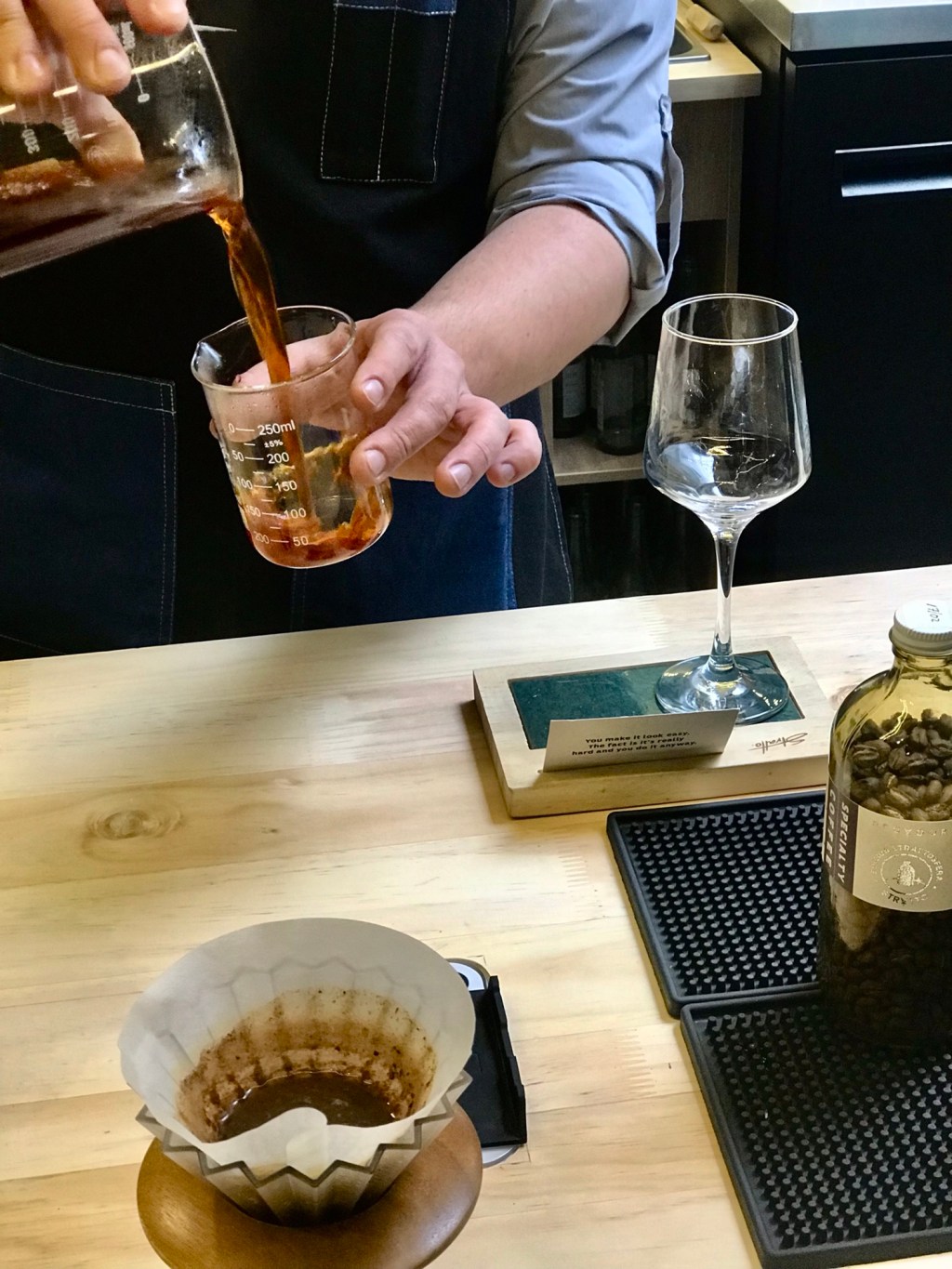 being served — Stratto Bodega de Café,&nbsp;Quito