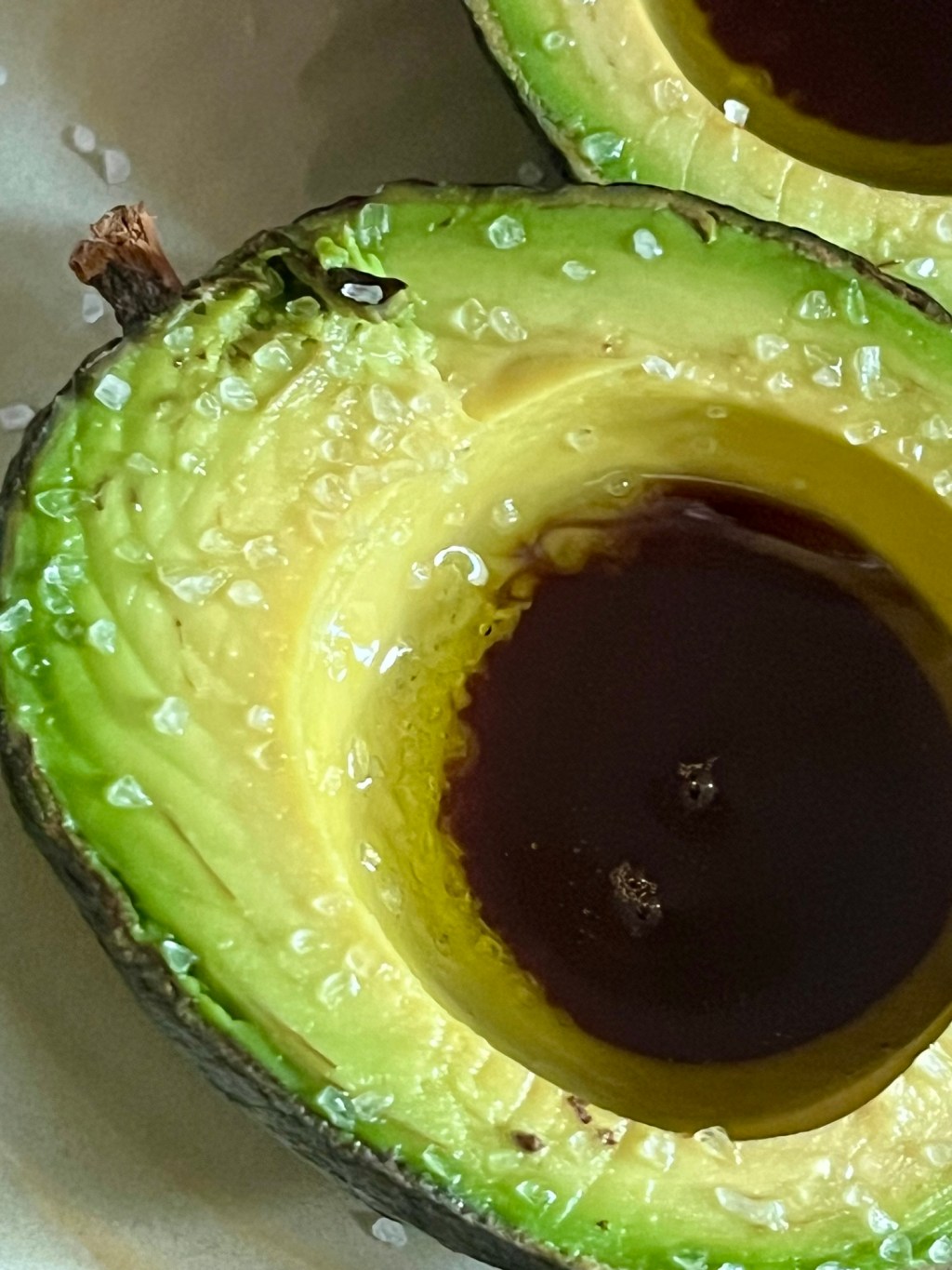 Avocado, salt, olive oil, pumpkin seed&nbsp;oil